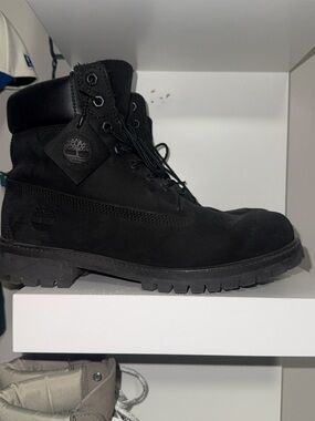 Timberland Men's Black 6-Inch Rugged Lace-Up Boot